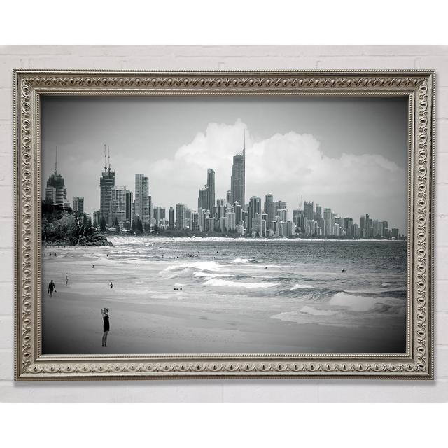 City Beach Framed Print Bright Star Size: 42cm H x 59.7cm W x 3cm D on Productcaster.