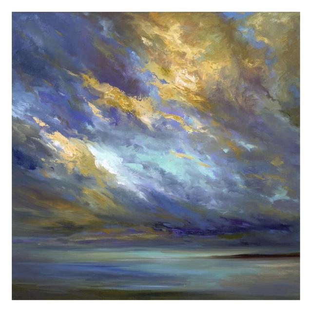 Sky over the Coast 2.4m x 2.4m Textured Matte Peel & Stick Wall Mural East Urban Home Size: 336"L x 336"W on Productcaster.