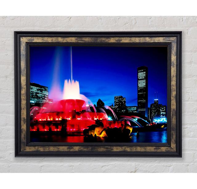 City Fountain Of Youth - Single Picture Frame Art Prints Bright Star Size: 21cm H x 42cm W x 8cm D on Productcaster.