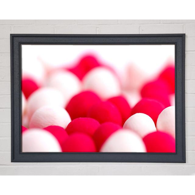 Pink And White Sweet - Single Picture Frame Art Prints Ebern Designs Size: 84.1cm H x 118.9cm W x 1.5cm D on Productcaster.