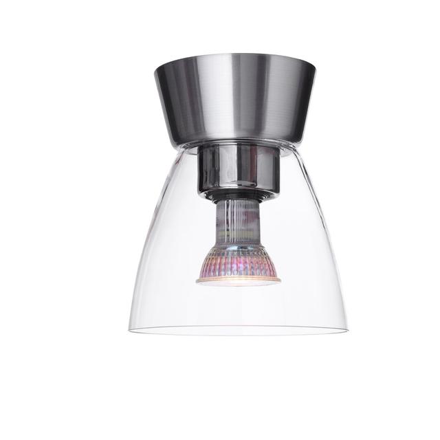 Bizzo Glass Flush Mount Belid Shade Colour: Clear on Productcaster.