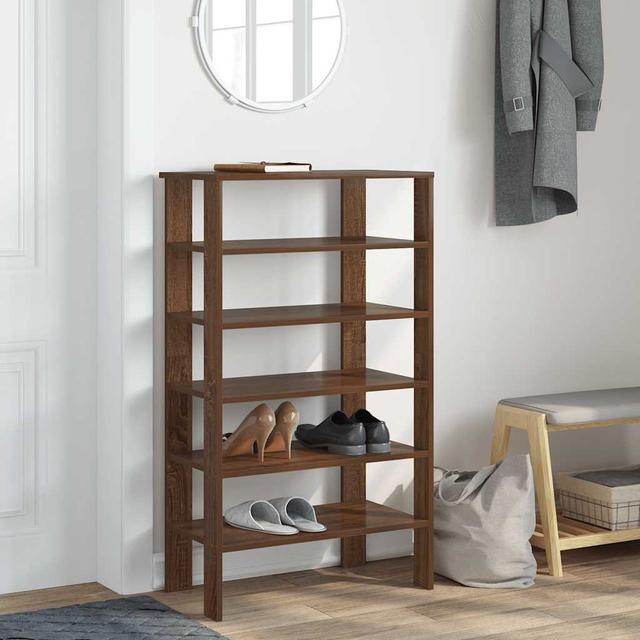 Vidaxl Schuhregal Weiß 61X32x105 Cm Holzwerkstoff DEvidaxl Ausführung: Braun Eichen on Productcaster.