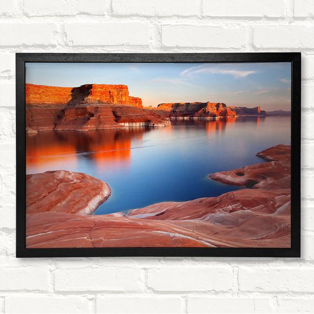 Padre Bay Lake Powell Utah - Closed Corner Frame Art Prints on Wood Bright Star Size: 42.1cm H x 59.7 cm W on Productcaster.