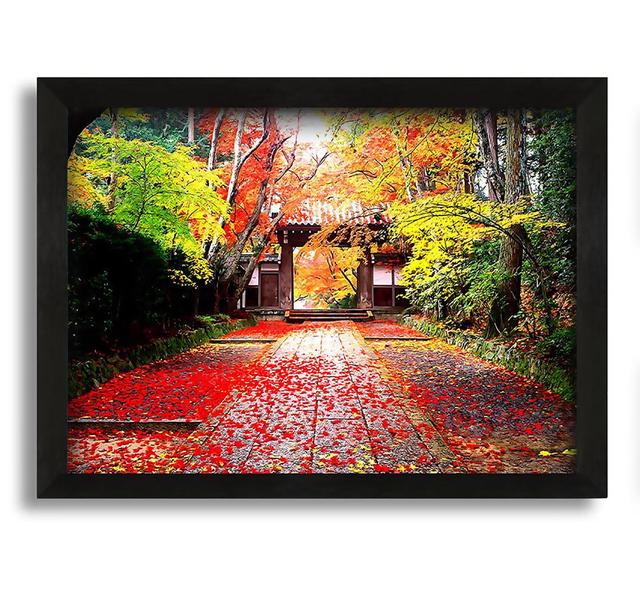 Autumn in Japan - Picture Frame Photograph on Canvas Ophelia & Co. Size: 21cm H x 30cm W x 10cm D on Productcaster.