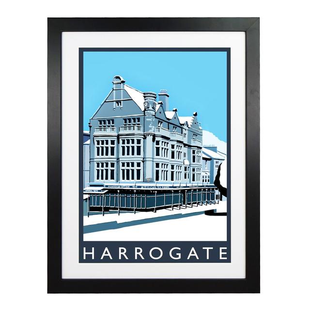 Harrogate in Snow by Richard O'Neil - Graphic Art Print on Paper East Urban Home Format: Black Wood Frame, Size: 43.5 cm H x 33.5 cm W x 2.2 cm D on Productcaster.