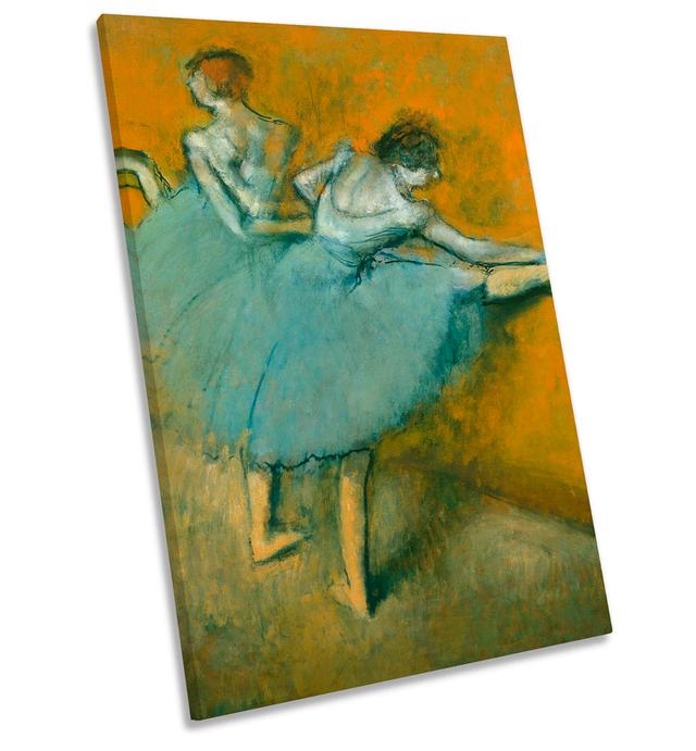 Edgar Degas Dancers at the Barre - Wrapped Canvas Painting Rosdorf Park Size: 91.4cm H x 61cm W x 4cm D on Productcaster.