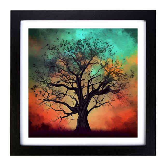 Tree Digital Art - Single Picture Frame Art Prints on Wood Marlow Home Co. Format: Black on Productcaster.