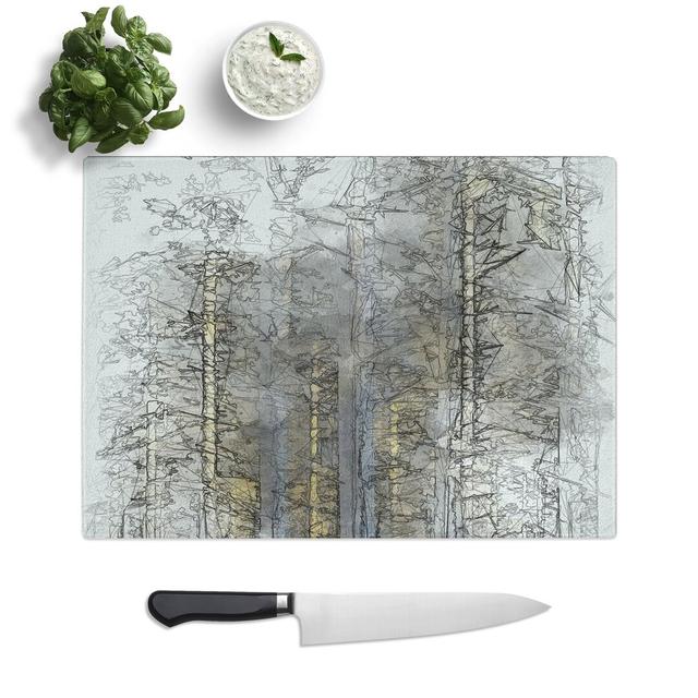 Sunlight Forest Vol.3 Sketch Chopping Board East Urban Home Size: 28.5cm W x 39cm L on Productcaster.