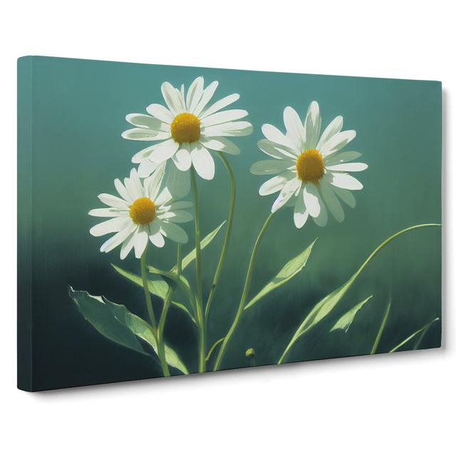 Cosmopolitan Daisy Flowers - Wrapped Canvas Graphic Art ClassicLiving Size: 40cm H x 60cm W x 3cm D on Productcaster.