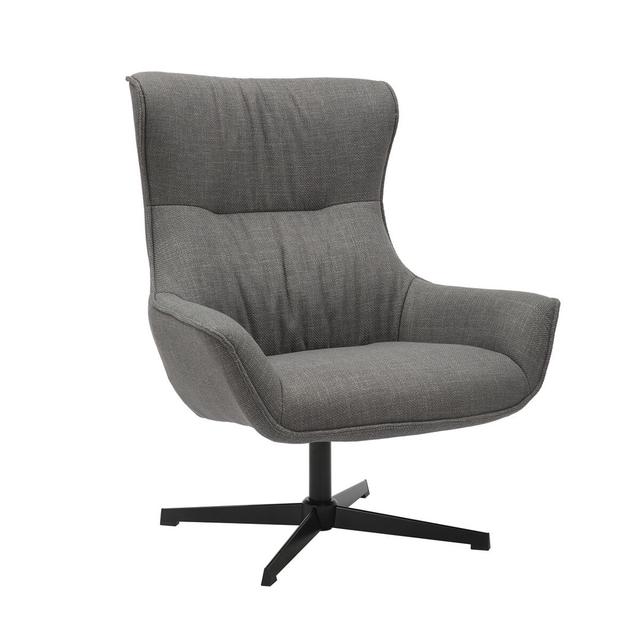 Sessel 85 cm SalesFever Polsterfarbe: Grau/Braun/Blau on Productcaster.