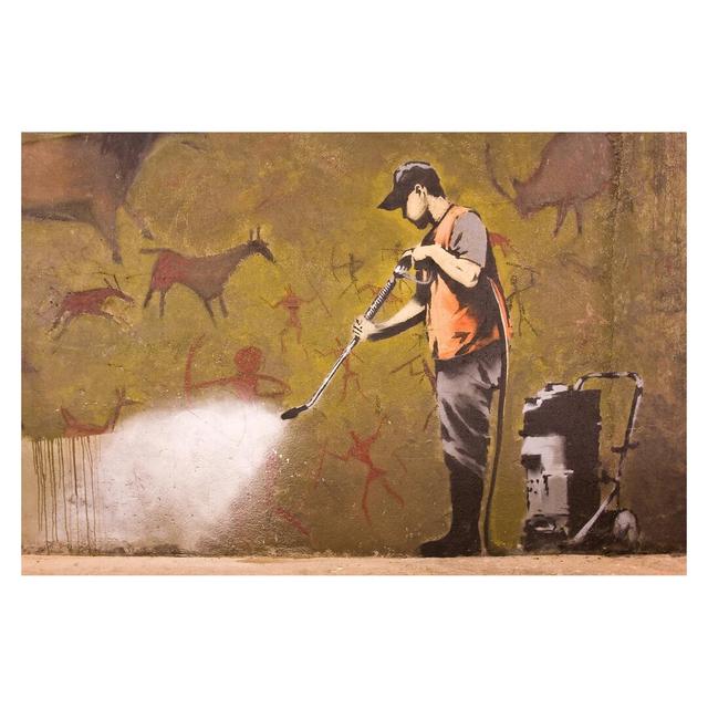 Wash History Away 2.9m x 4.32m Textured Matt Peel & Stick Wall Mural East Urban Home on Productcaster.