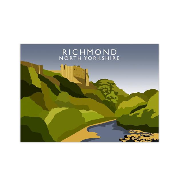 Richmond Castle North Yorkshire by Richard O'Neill - Unframed Graphic Art Print on Paper 17 Stories Size: 59.4 cm H x 81.4 cm W on Productcaster.