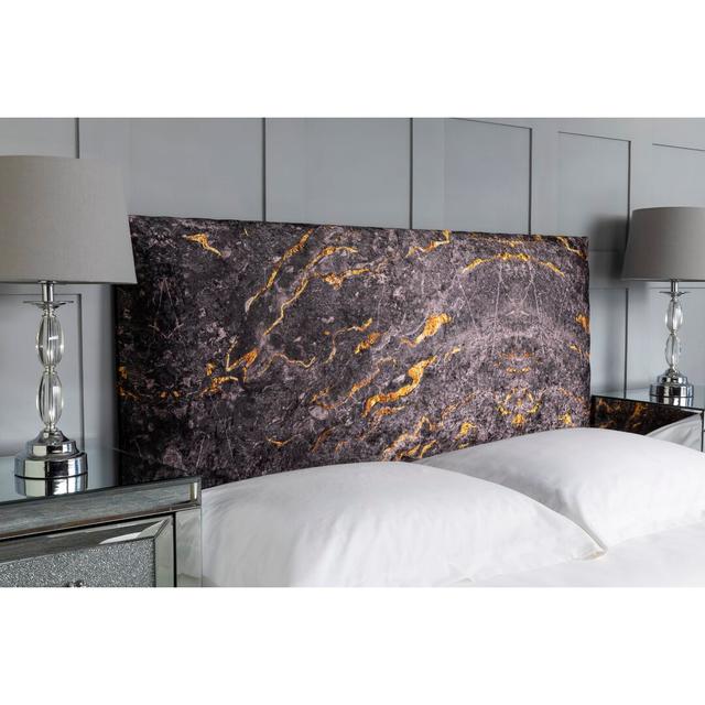 Anneliese Upholstered Headboard Etta Avenue Size: Small Double (4'), Colour: Mushroom on Productcaster.