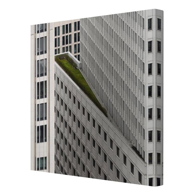 The Green Element - Wrapped Canvas Graphic Art Print East Urban Home Size: 80cm H x 80cm W x 2cm D on Productcaster.