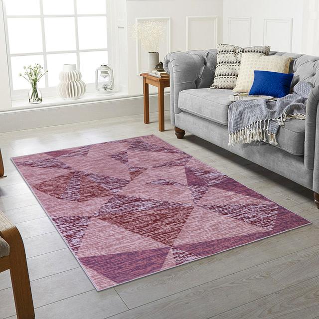 Casandra Geometric Machine Woven Area Rug George Oliver Rug Size: Rectangle 120 x 160cm on Productcaster.