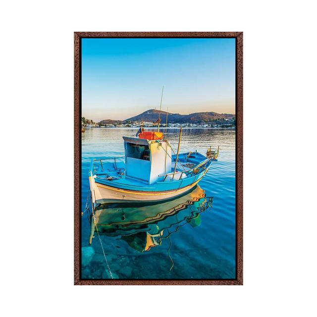 Patmos II von Nejdet Duzen - Galerie-umwickelte Leinwand Giclée auf Leinwand Longshore Tides Format: Klassischer Holzrahmen, Größe: 101,06 cm H x 66,0 on Productcaster.