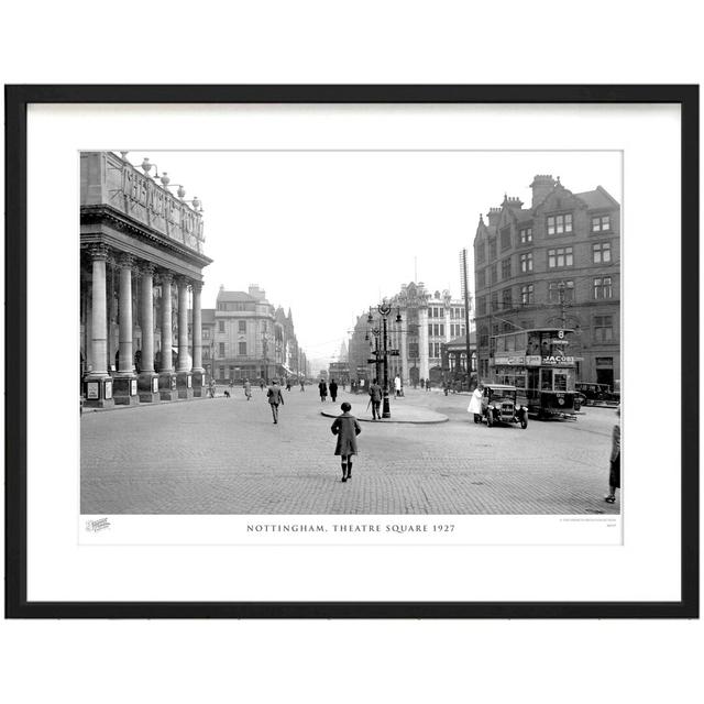 Nottingham, Theatre Square 1927 - Single Picture Frame Print The Francis Frith Collection Size: 45cm H x 60cm W x 2.3cm D on Productcaster.