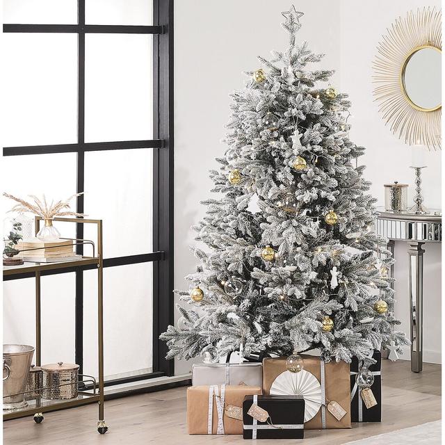 Foraker Artificial Pine Christmas Tree The Seasonal Aisle Size: 180cm H x 120cm W x 120cm D on Productcaster.