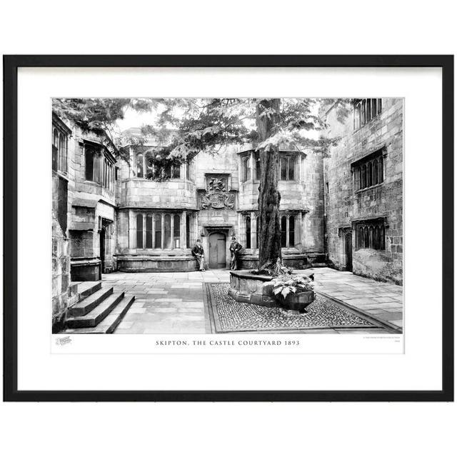 Skipton, The Castle Courtyard 1893 by Francis Frith - Single Picture Frame Print The Francis Frith Collection Size: 40cm H x 50cm W x 2.3cm D on Productcaster.