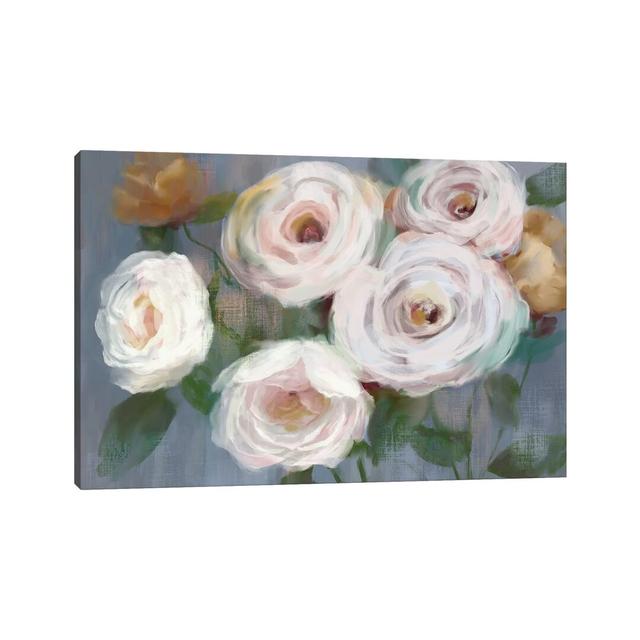 Magical Bouquet Fleur De Lis Living Format: Wrapped Canvas, Size: 30.48cm H x 45.72cm W x 1.91cm D on Productcaster.