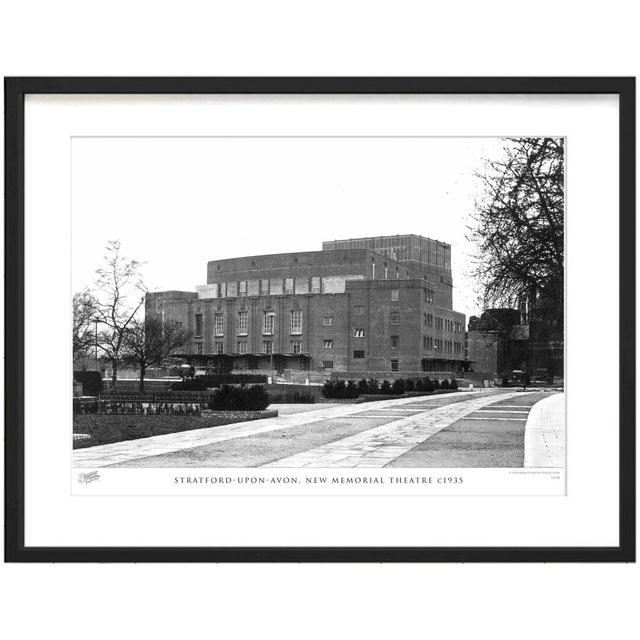 'Stratford-upon-Avon, New Memorial Theatre C1935' by Francis Frith - Picture Frame Photograph Print on Paper The Francis Frith Collection Size: 28cm H on Productcaster.