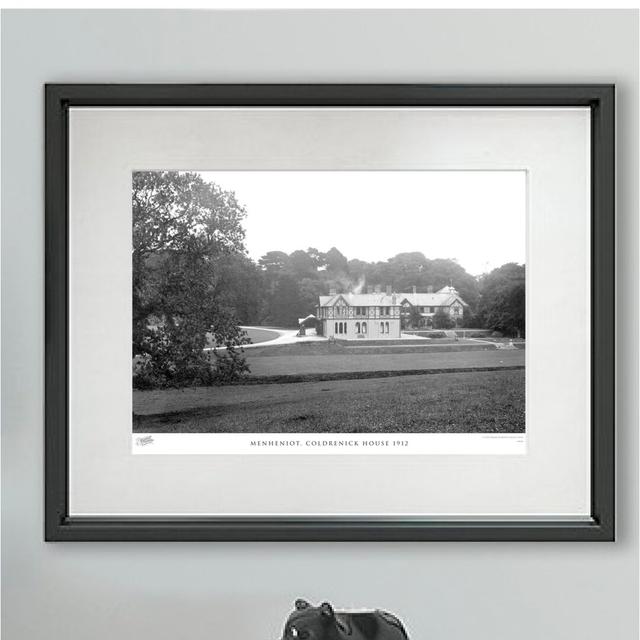 'Menheniot, Coldrenick House 1912' - Picture Frame Photograph Print on Paper The Francis Frith Collection Size: 40cm H x 50cm W x 2.3cm D on Productcaster.