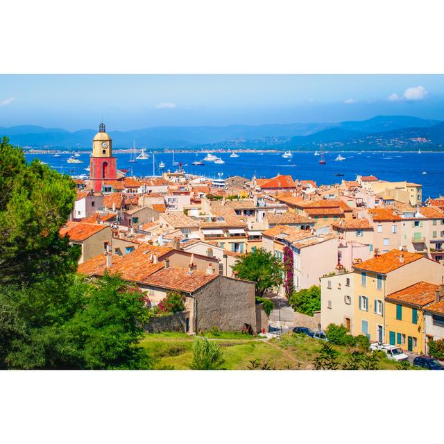 Old Town in St Tropez - Wrapped Canvas Photograph 17 Stories Size: 30cm H x 46cm W x 3.8cm D on Productcaster.