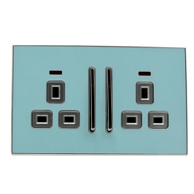 Iroh Wall Mounted Socket Symple Stuff Colour: Glossy Blue on Productcaster.