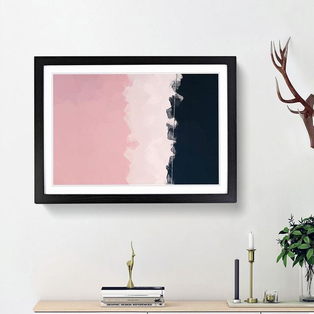 Elation of Deisre in Abstract - Picture Frame Painting Print East Urban Home Size: 27cm H x 36cm W x 2cm D, Frame Option: Black Framed on Productcaster.