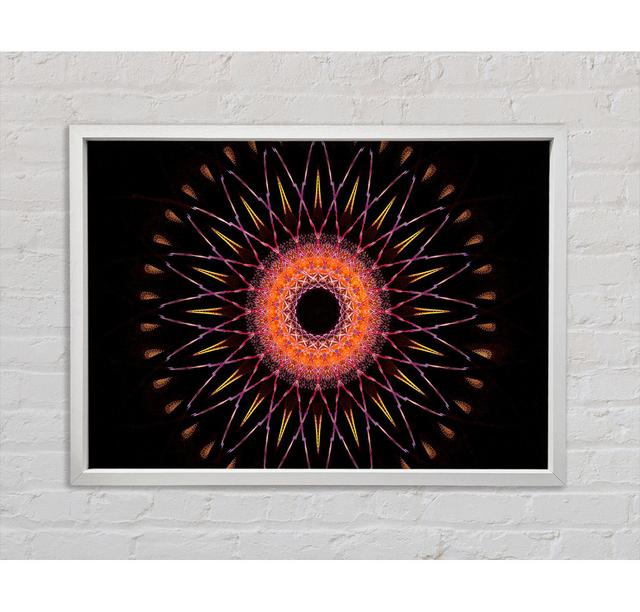 Mandala Vibes - Einzelner Bilderrahmen Kunstdrucke auf Leinwand Bright Star Größe: 59,7 cm H x 84,1 cm B on Productcaster.