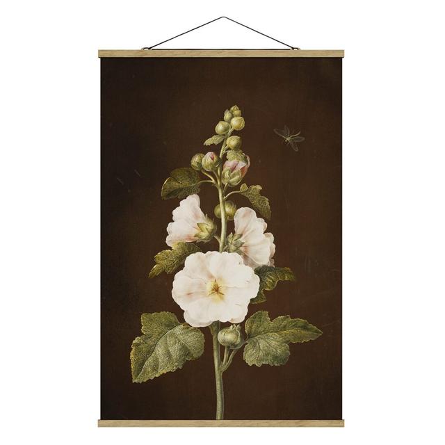 Hollyhock by Barbara Regina Dietzsch - Unframed Graphic Art August Grove Size: 150cm H x 100cm W x 0.3cm D on Productcaster.