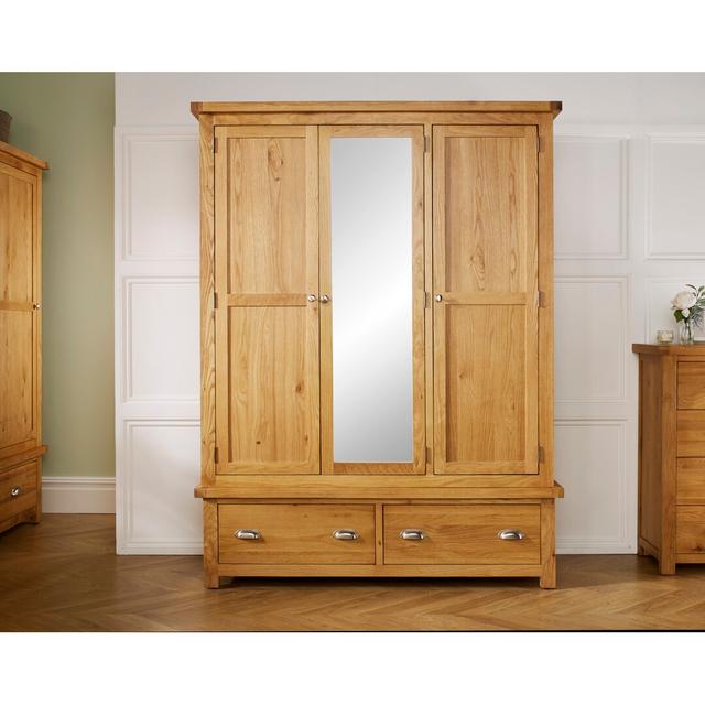 Woburn 3 Door Wardrobe Gracie Oaks on Productcaster.