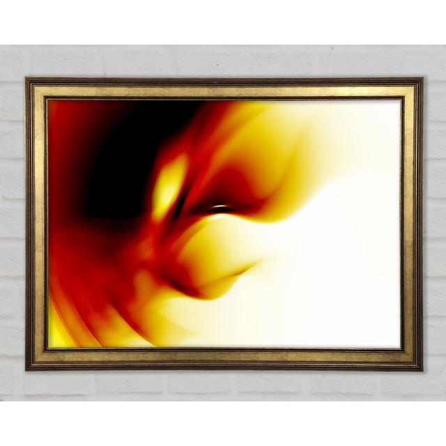 Golden Twist - Single Picture Frame Art Prints on Wood Metro Lane on Productcaster.