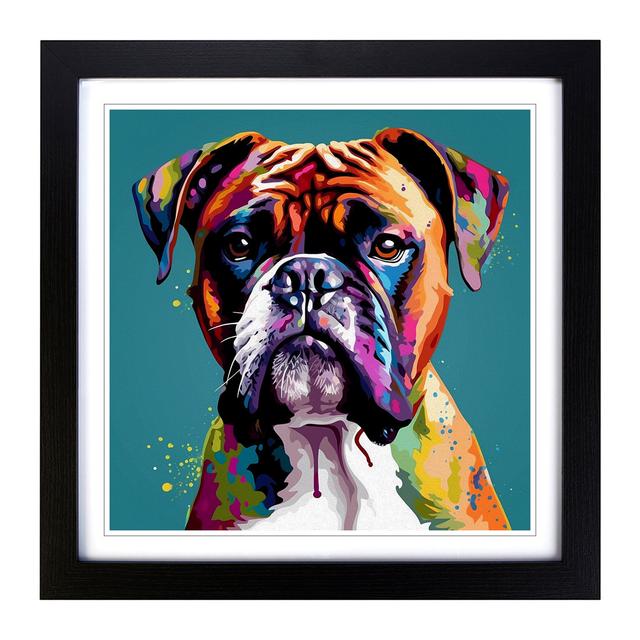 Boxer Dog Graphic Art No.2 Marlow Home Co. Format: Black on Productcaster.