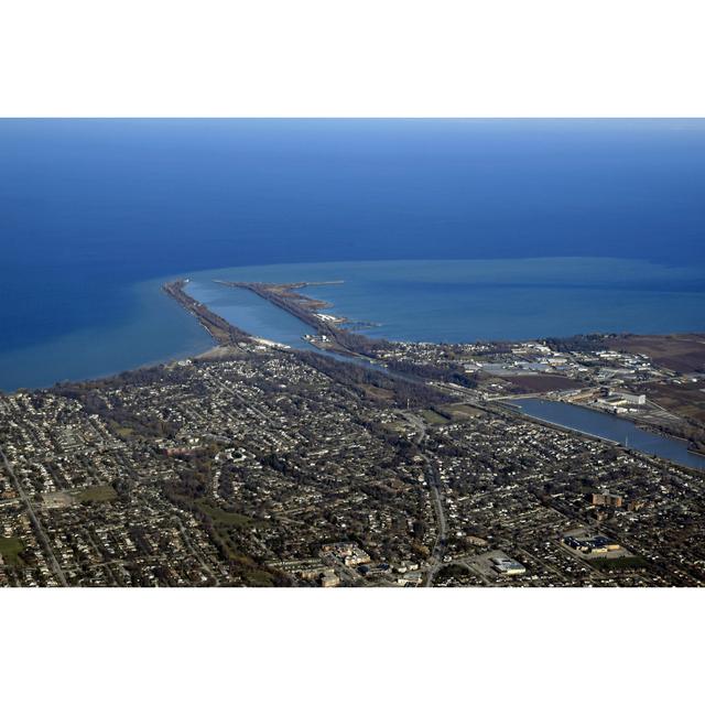 Gasaway Welland Canal, Ontario - Wrapped Canvas Photograph House of Hampton Size: 61cm H x 91cm W x 3.8cm D on Productcaster.