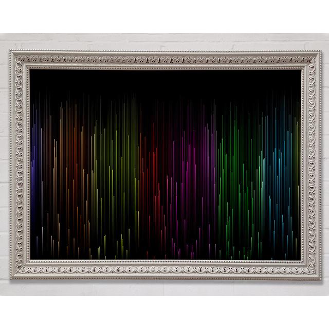 Rainbow Lines - Print Bright Star Size: 29.7cm H x 42cm W x 3cm D on Productcaster.