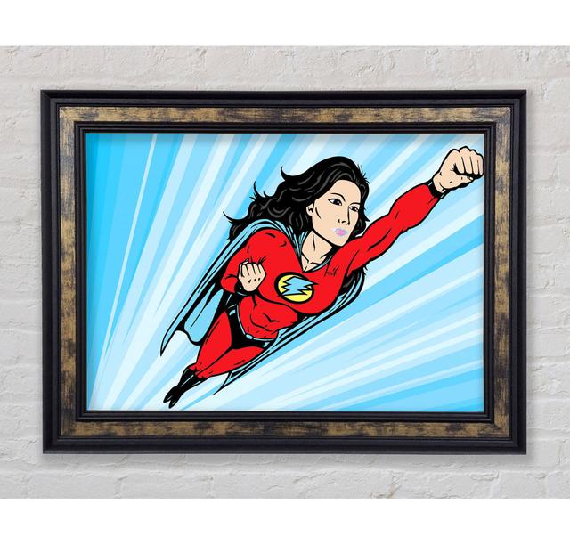 Superwoman - Single Picture Frame Art Prints Ebern Designs Size: 59.7cm H x 84.1cm W on Productcaster.