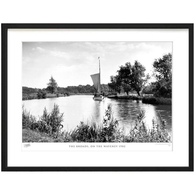 The Broads, On The Waveney 1902 by Francis Frith - Single Picture Frame Print The Francis Frith Collection Size: 28cm H x 36cm W x 2.3cm D on Productcaster.