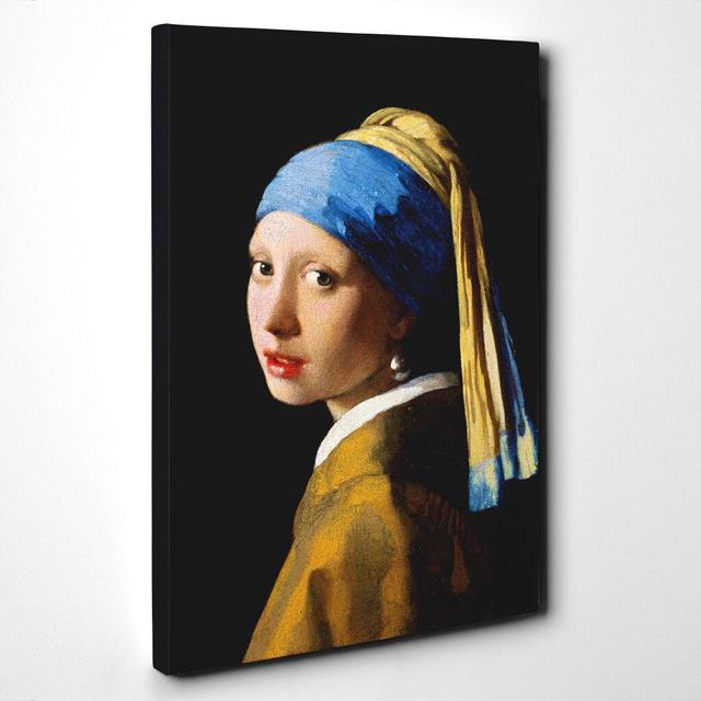 'The Girl with the Pearl Earring' by Painting Print on Canvas East Urban Home Size: 76cm H x 50cm W on Productcaster.