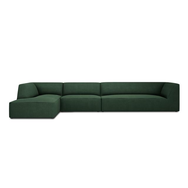 Ecksofa Ironesha Ebern Designs Polsterfarbe: Grün, Ausrichtung: Links ausgerichtet on Productcaster.