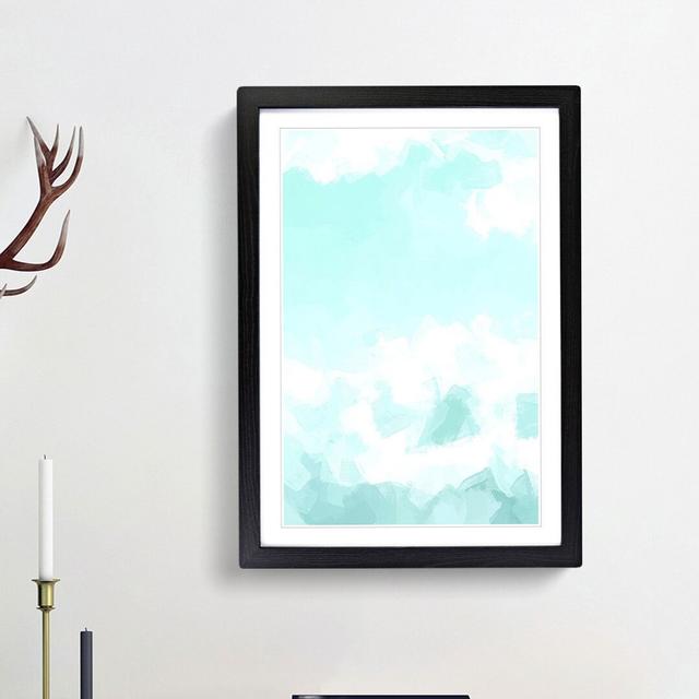 Clouded in Abstract - Picture Frame Graphic Art Print East Urban Home Frame Option: Black Framed, Size: 48cm H x 36cm W x 2cm D on Productcaster.