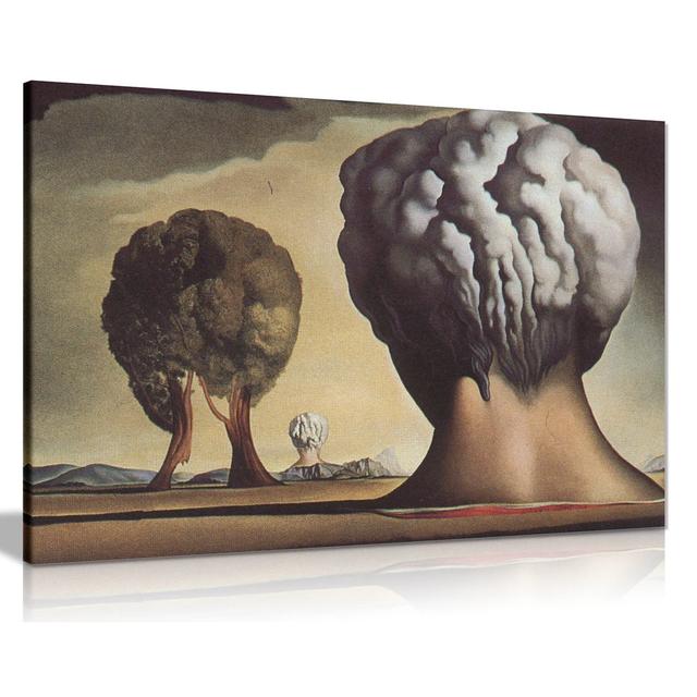 Three Sphinxes Of Bikini Salvador Dali - Print Rosalind Wheeler Size: 61cm H x 91cm W on Productcaster.