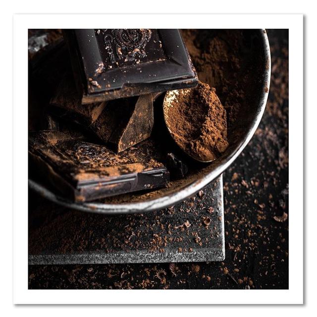 'Bitter Chocolate and Cocoa' - Wrapped Canvas Photograph Print Latitude Run Size: 90cm H x 90cm W on Productcaster.