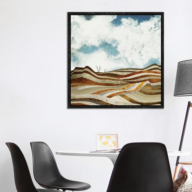 Desert Calm - Print on Canvas Alpen Home Frame Option: Black Framed, Size: 93.98cm H x 93.98cm W x 3.81cm D on Productcaster.