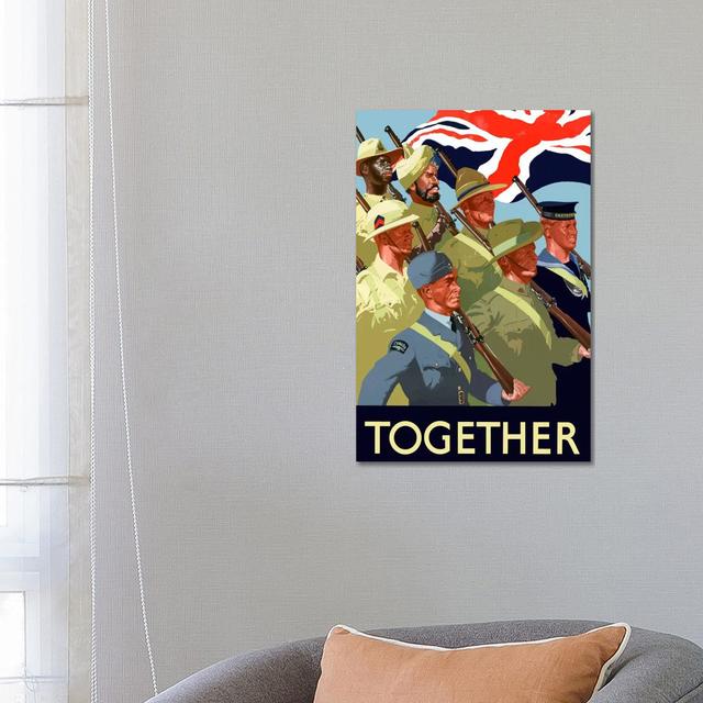 Multinational War Effort Poster by Stocktrek Images - Wrapped Canvas Print ClassicLiving Size: 66.04cm H x 45.72cm W x 3.81cm D on Productcaster.