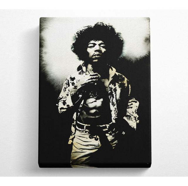 Jimi Hendrix Foxy - Kunstdrucke auf Leinwand ClassicLiving Größe: 121,9 cm H x 81 cm B x 10 cm T on Productcaster.