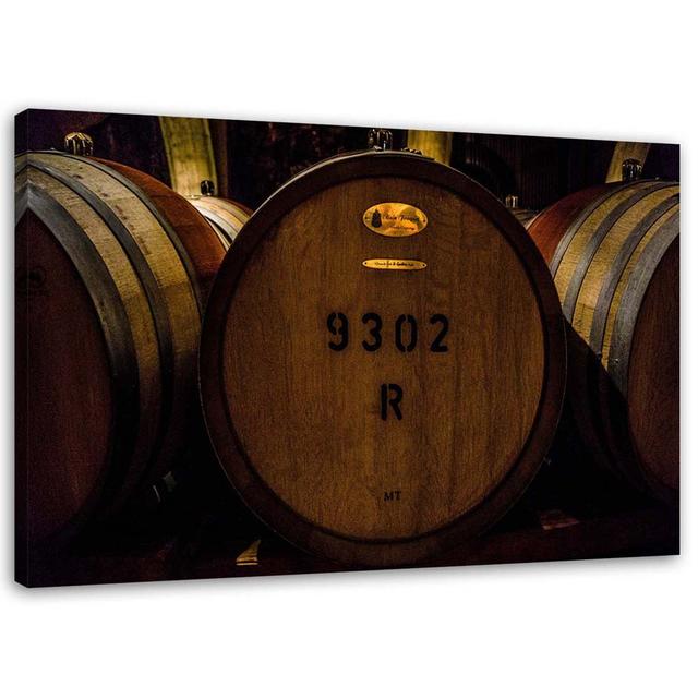 Canvas print, Wine barrels Union Rustic on Productcaster.