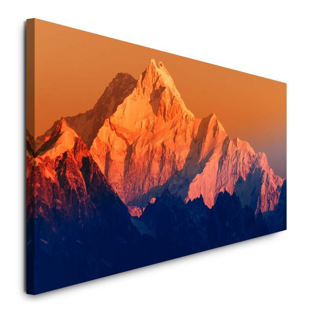 Leinwandbild Mount Kanchenjugha Himalaya East Urban Home on Productcaster.