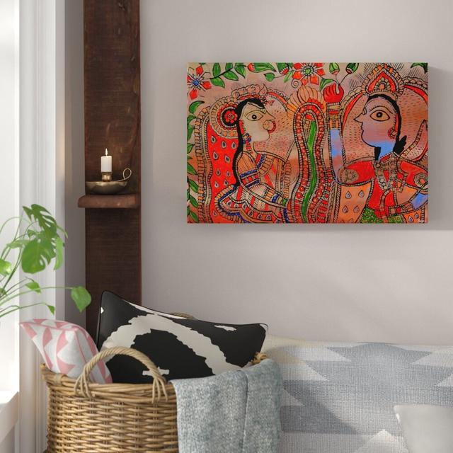 'Howrah' by Graphic Art Print on Wrapped Canvas East Urban Home Size: 101cm H x 152cm W on Productcaster.