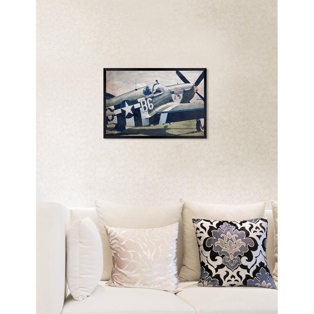 Flight Time - Graphic Art Print East Urban Home Size: 25cm H x 38cm W x 1cm D, Format: Framed on Productcaster.